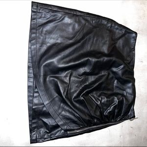 ZARA Faux Leather Mini Skirt